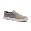 New Styles Summer Slip On Silk Suede Leather Casual Men's Canvas Shoes